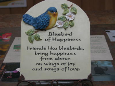 Bluebird Plaque
